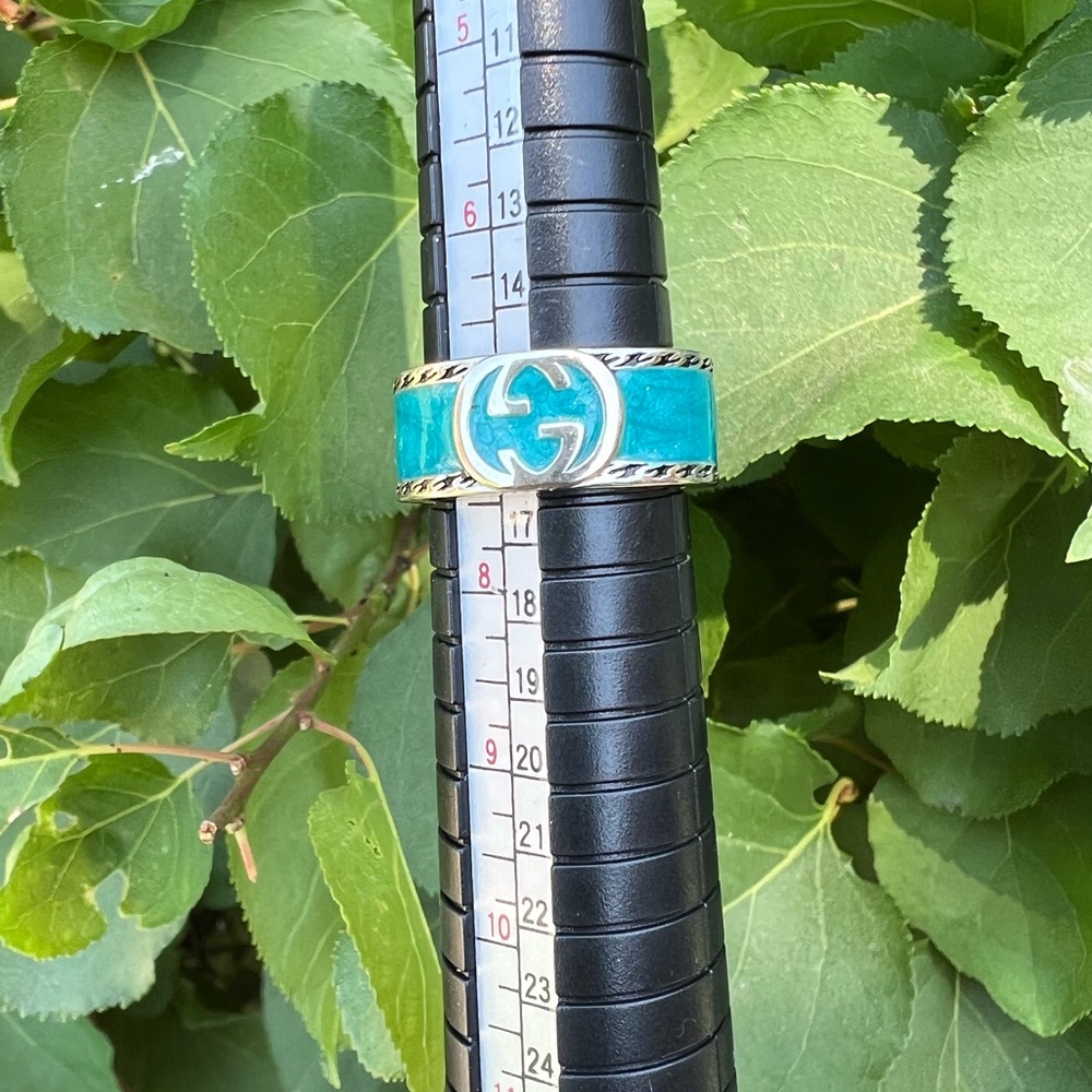 Double gg wide band ring